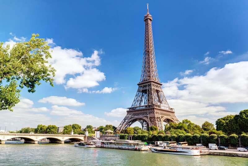 Cruising through Paris on the Seine, Eiffel Tower
